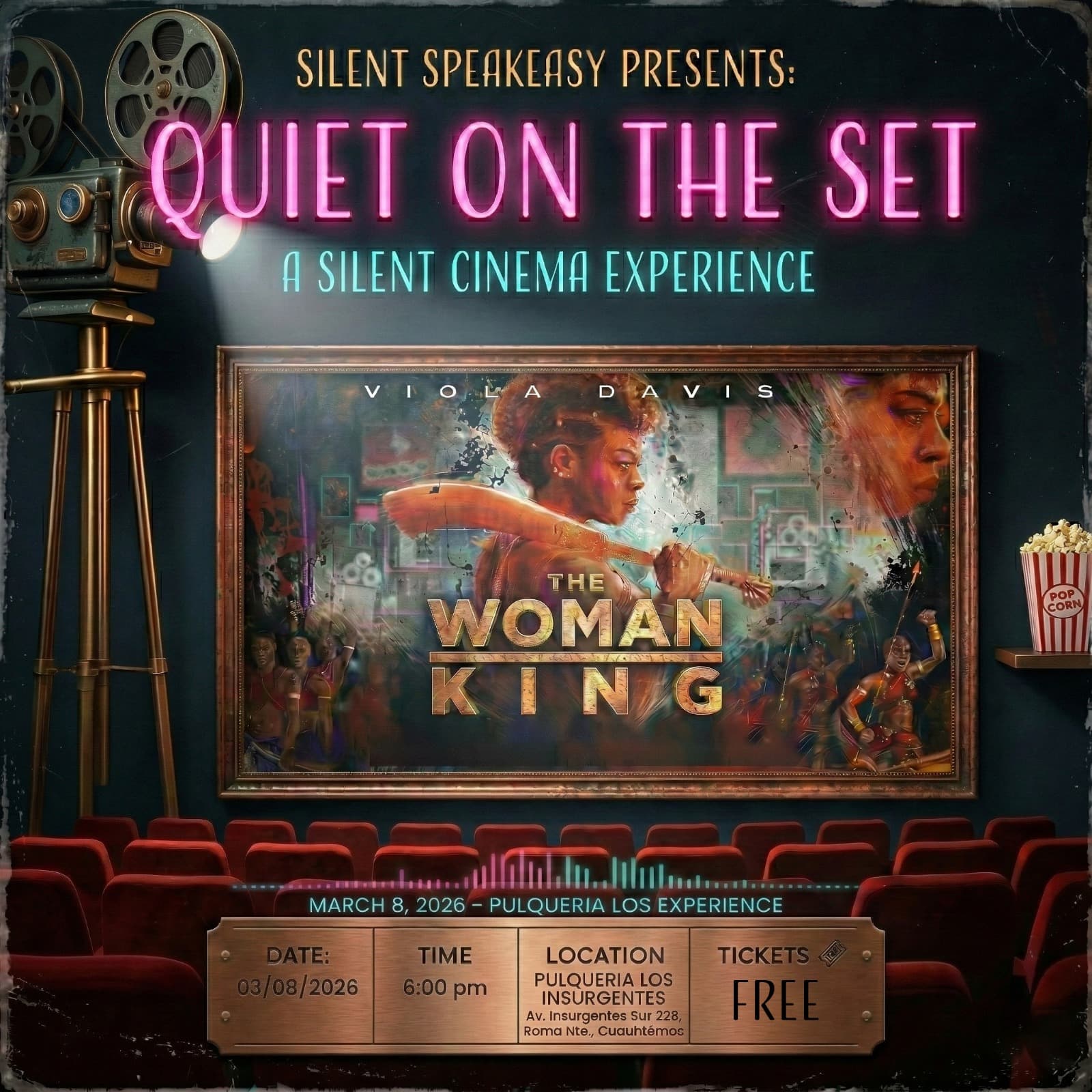 Quiet On The Set: A Silent Cinema Experience