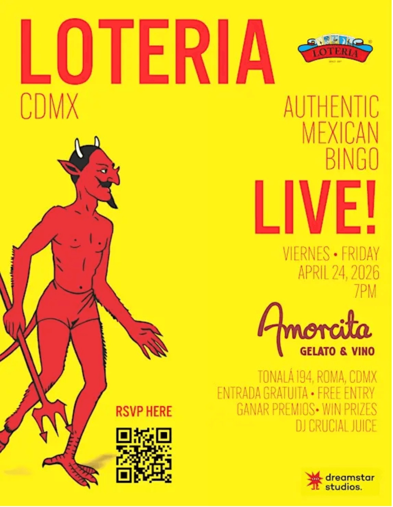 LOTERIA LIVE! Game Night in Roma Norte, CDMX