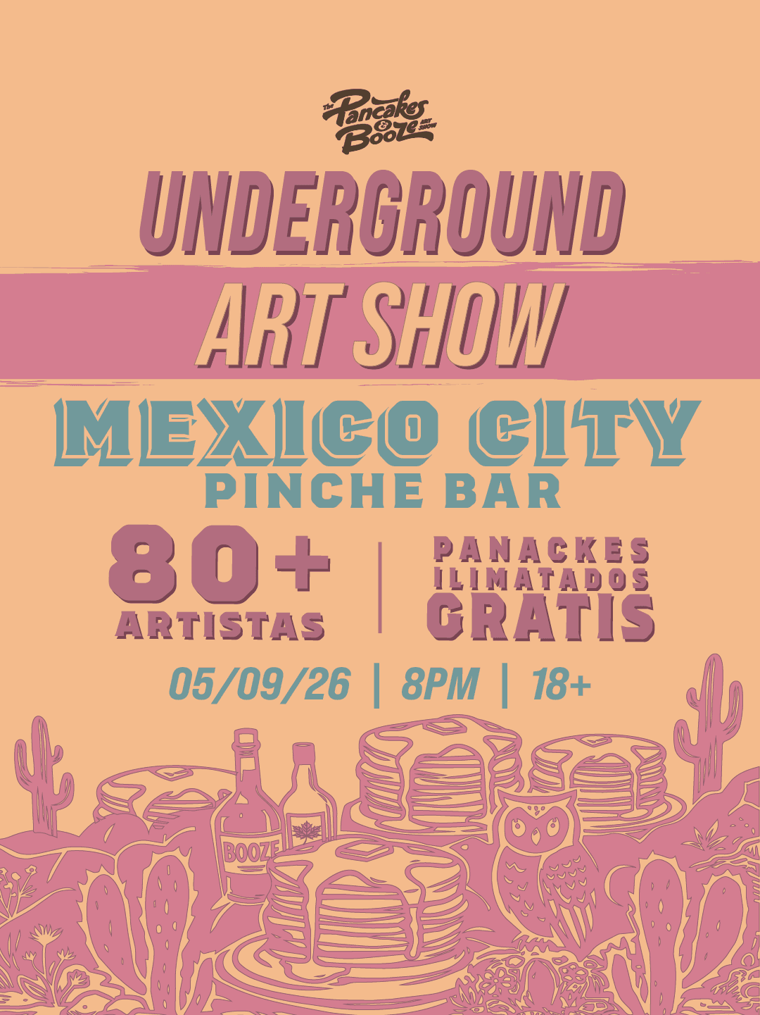 Pancakes & Booze Art Show