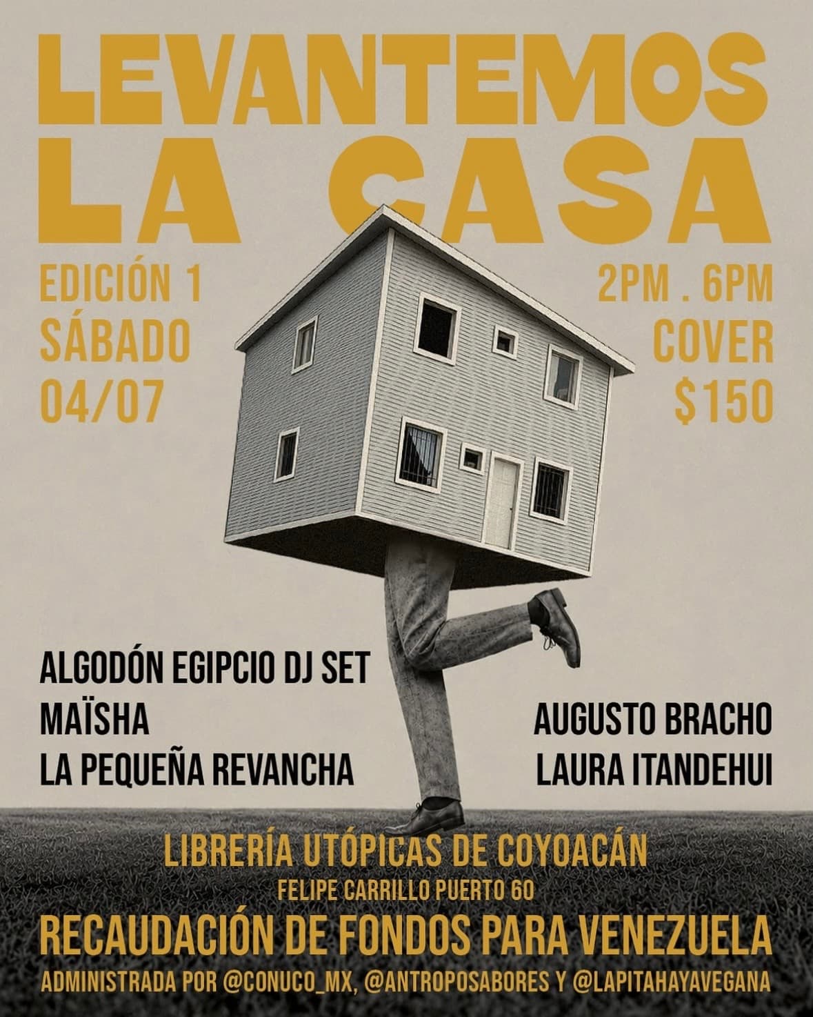 Levantemos La Casa — Edición 1 (Recaudación para Venezuela)