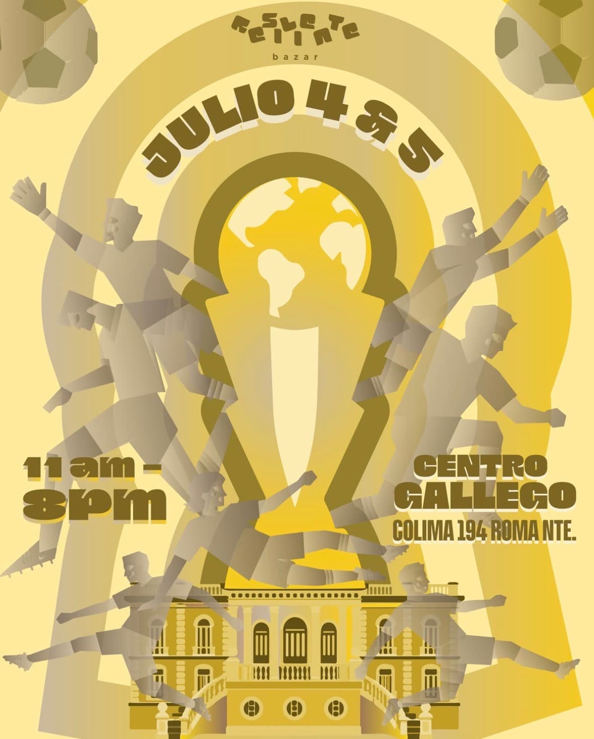 Reciente Bazar — Julio 4 & 5