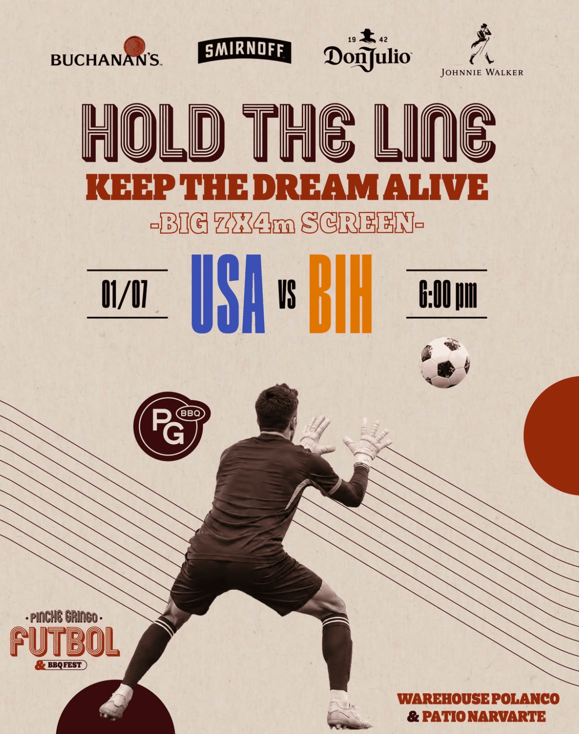 Hold The Line — USA vs BIH (Pinche Gringo Futbol & BBQ Fest)