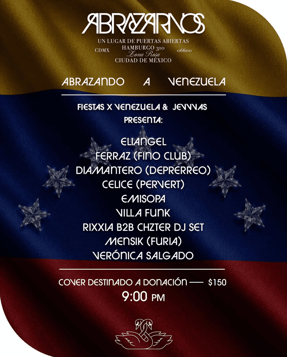 Abrazarnos — Abrazando a Venezuela (Evento Benéfico)
