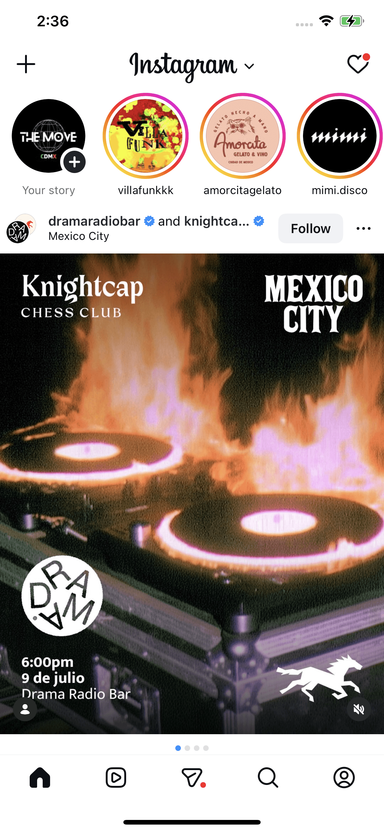 Knightcap Chess Club at Drama Radio Bar