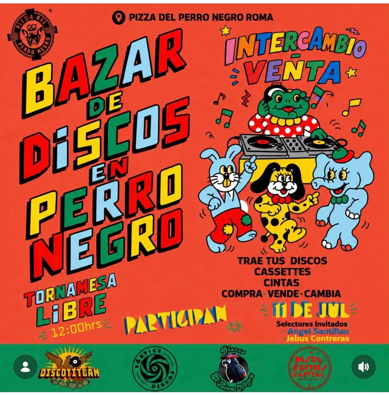 Bazar de Discos en Perro Negro