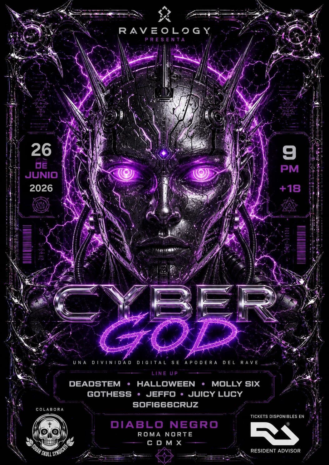 RAVEOLOGY Cyber God